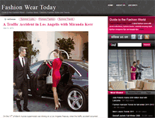 Tablet Screenshot of fashionweartoday.com